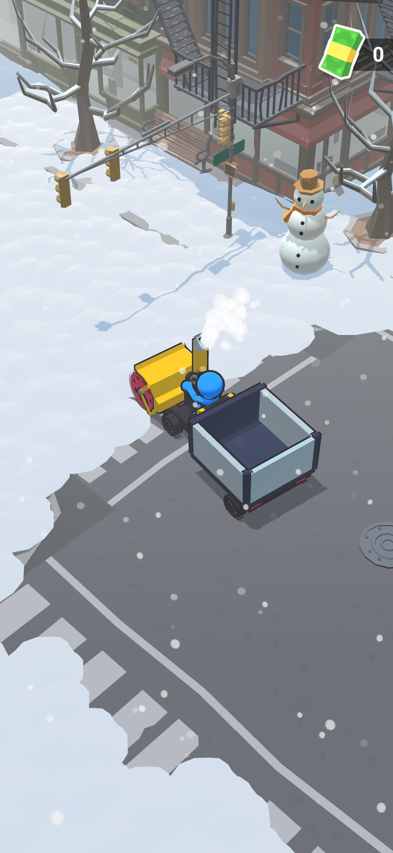 Snow shovelers - simulation