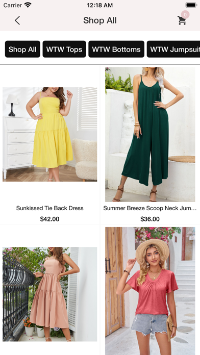Patti Rose Boutique Screenshot