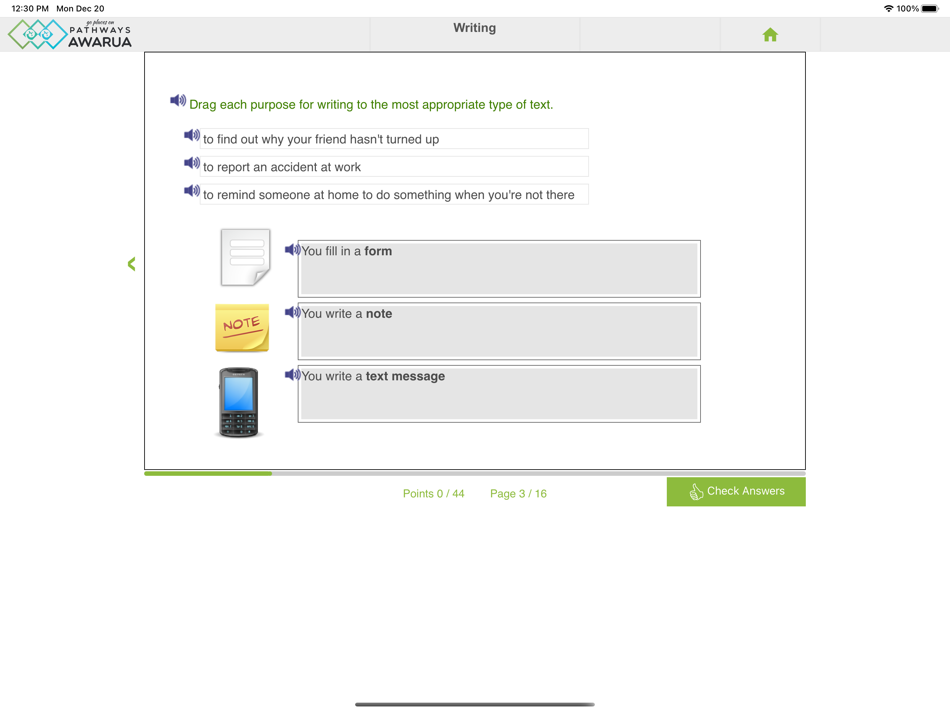#2. Pathways Awarua: Writing (iOS) 由: The Tarn Group Ltd
