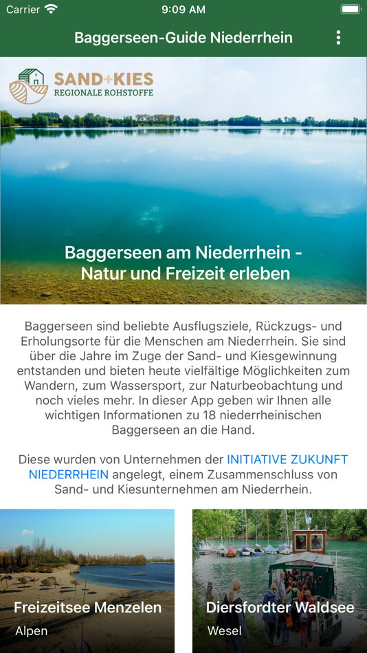 #1. Baggerseen-Guide Niederrhein (iOS) 由: Niederrheinische Dienstleistungsgesellschaft für Kies und Sand mbH