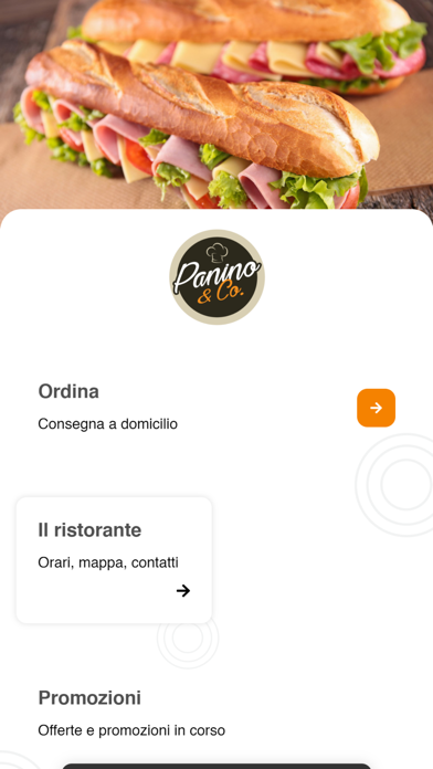 Panino & Co. app Screenshot