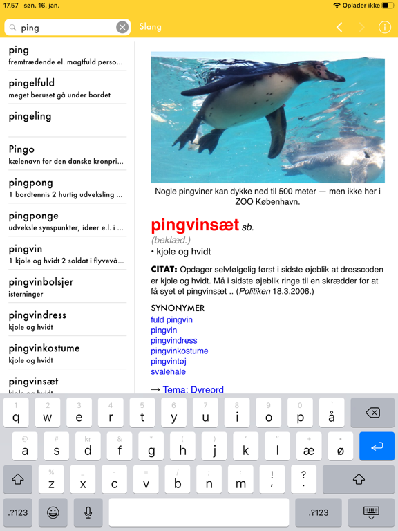 Screenshot #5 pour Dictionnaire de l’argot danois