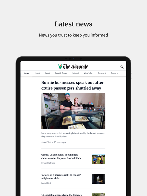 App screenshot
