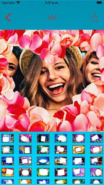 Flowers frames to cards screenshot-4