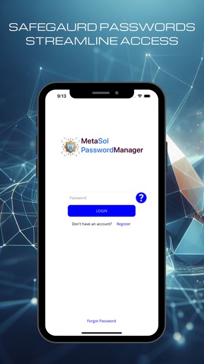 MetaSol Password Manager