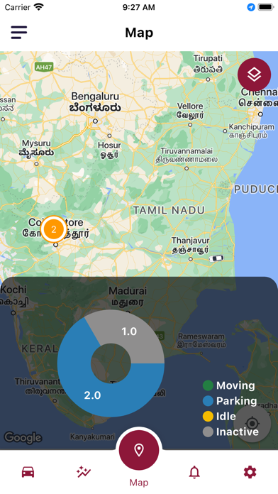 Yumin GPS Screenshot