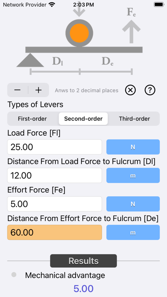 #5. Levers Calculator (iOS) 由: Nitrio