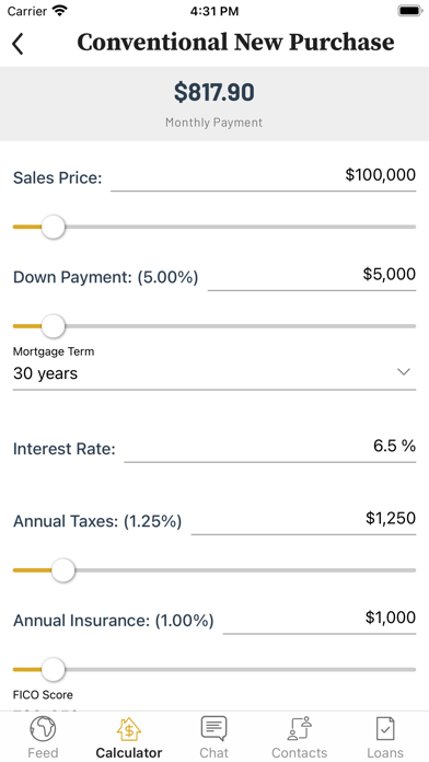 Maximus Mortgage Advisors Screenshot
