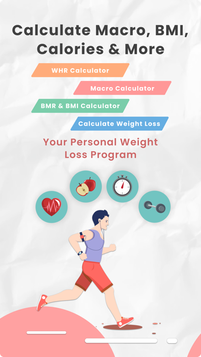 減量計算機 - カロリー数と BMI 計算機のおすすめ画像1