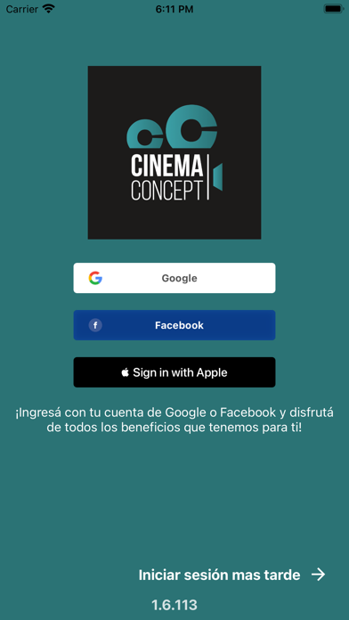 Cinema Concept Screenshot
