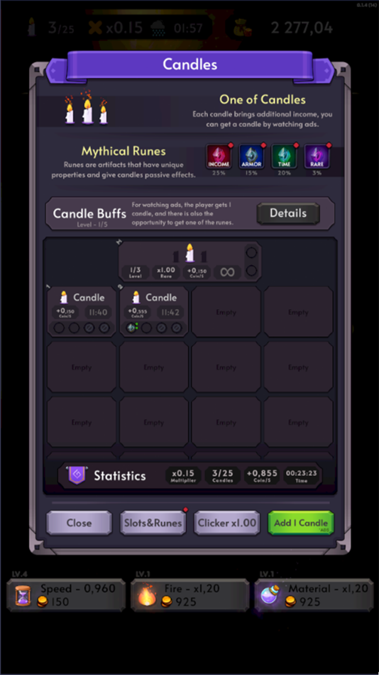 #2. Candle Clicker Idle: Dungeon (iOS) 由: Oleksandr Domanskyi