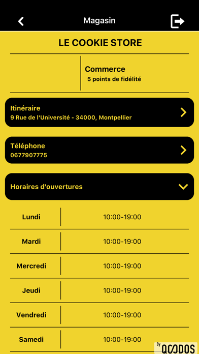 Le Cookie Store-ma fidélité Screenshot