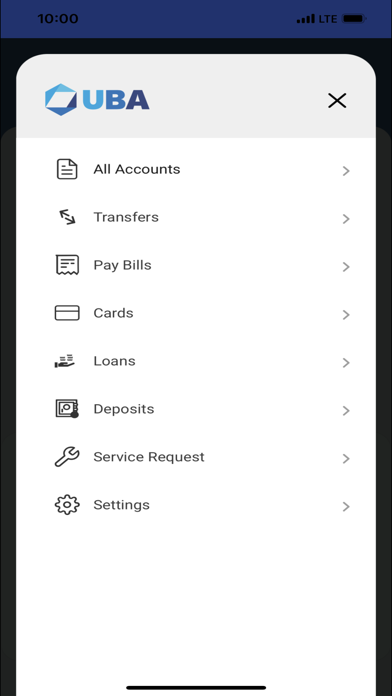 UBA Mobile Screenshot