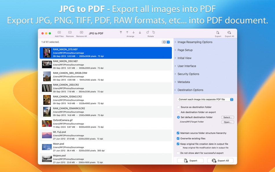 JPG to PDF - 7.0 - (macOS)