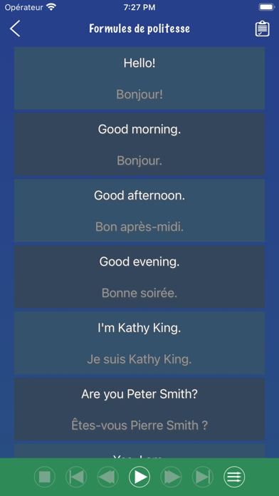 Screenshot #2 pour Phrases en anglais