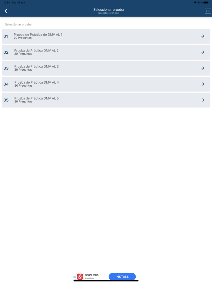 EXAMEN DE MANEJO DMV EE.UU.