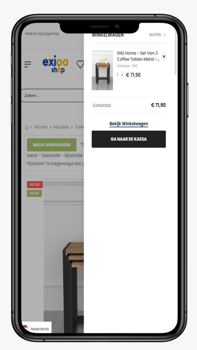 Screenshot 2 of Exigo Shop App