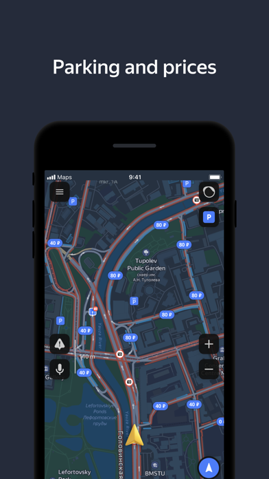 Yandex Navi – navigation, maps Screenshot