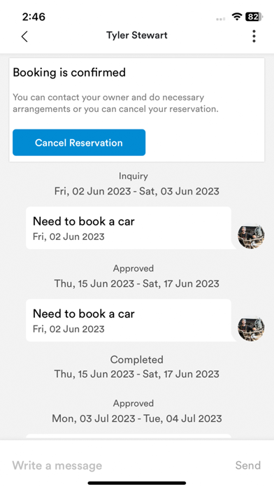 Goulti Car Share Screenshot