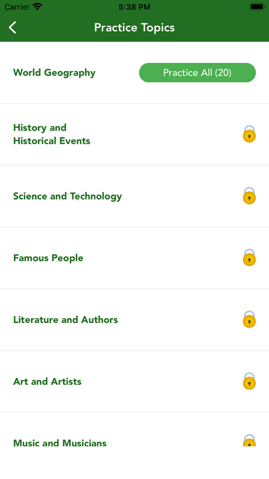 #2. General Knowledge Trivia Quiz+ (iOS) Podle: Golden Mind Services LTD