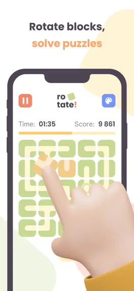 Game screenshot Rotate! - Unlimited Puzzles mod apk