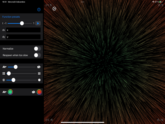 Vector Field: Particle Flow iPad screenshot 4 - Education app