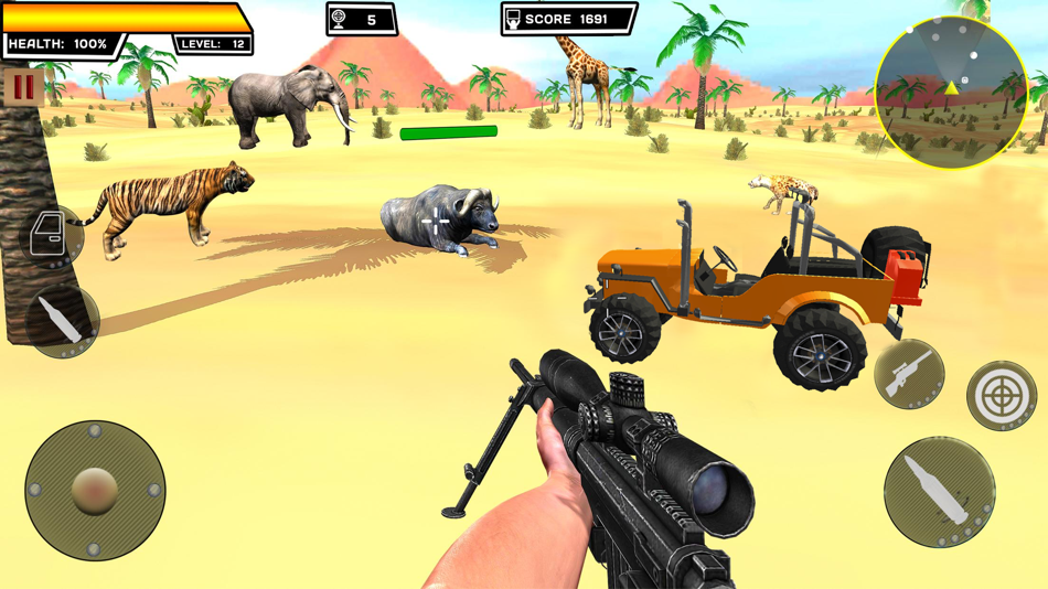 Animals Hunting 4x4 Gun Games - 1.4 - (iOS)