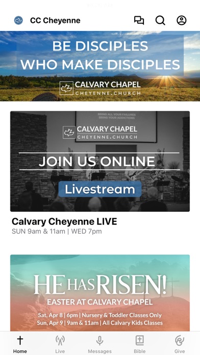 Calvary Chapel Cheyenne Screenshot