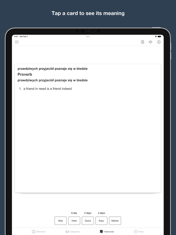 Screenshot #6 pour Polish Idioms and Proverbs