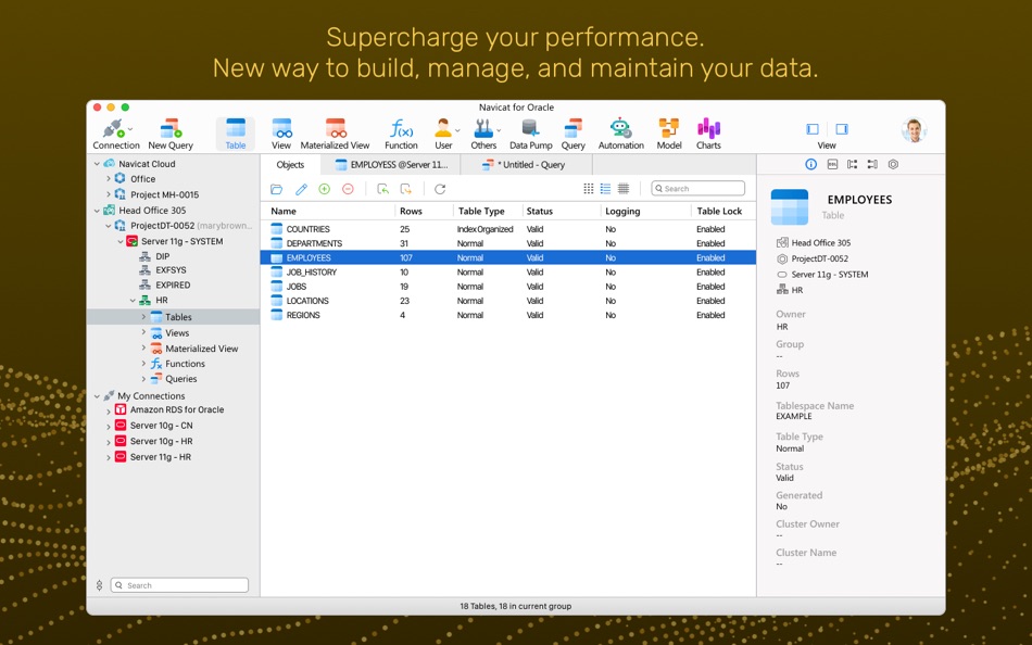 Navicat 16 for Oracle - 16.3.7 - (macOS)