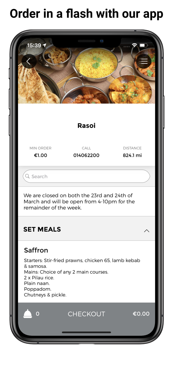 Rasoi Indian Takeaway Dublin