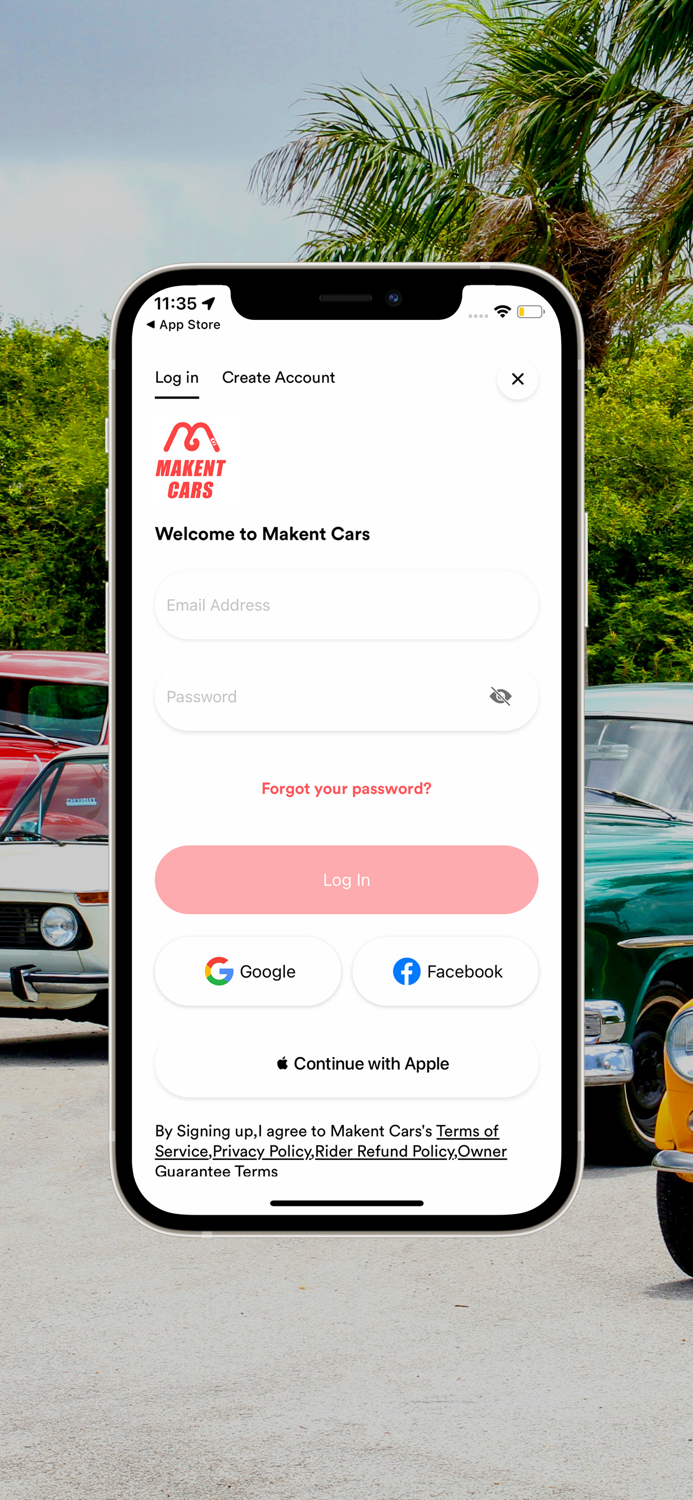 Makent Cars-Car Rental Script