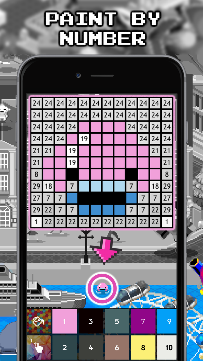 Color Pixel Art By Number Game