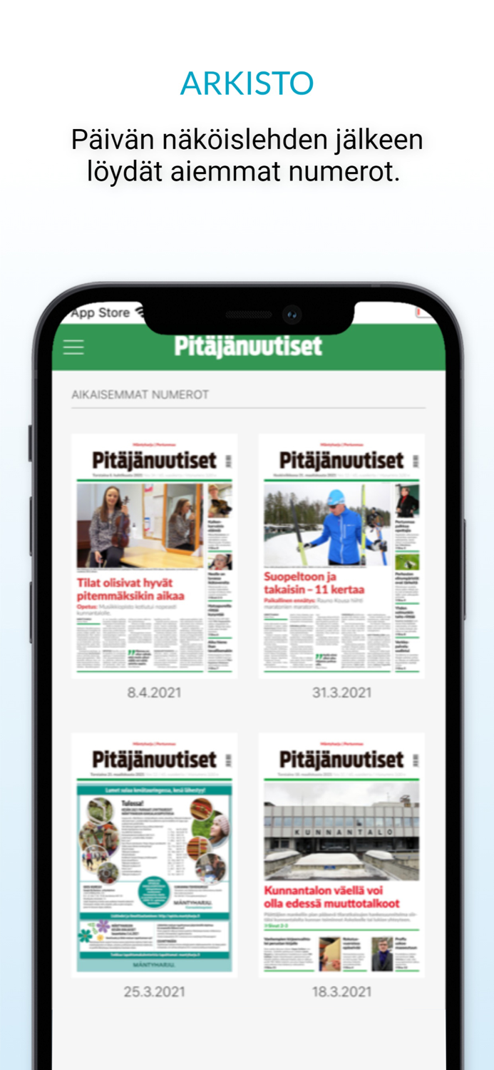 Pitäjänuutiset päivän lehti