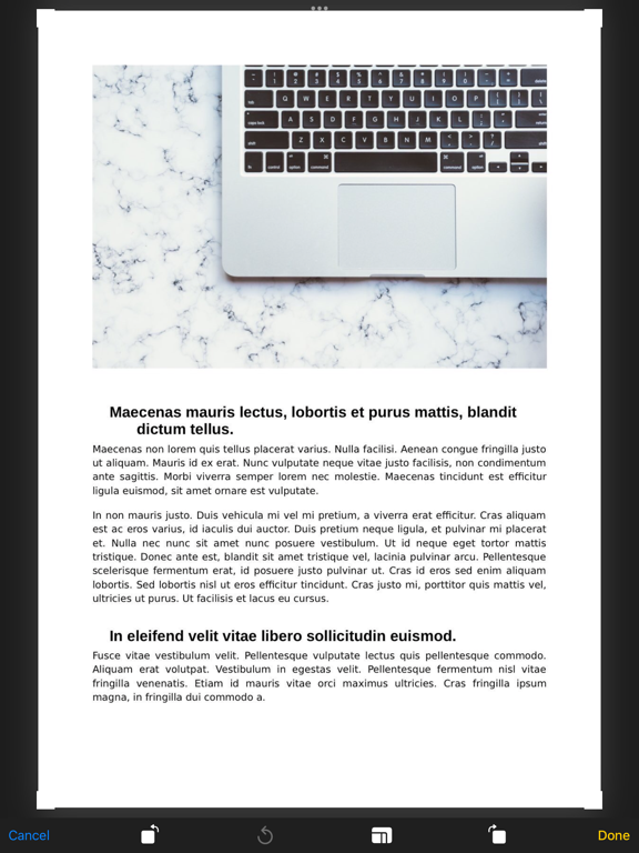 PDF Maker - Scanner & Convert iPad screenshot 5 - Business app