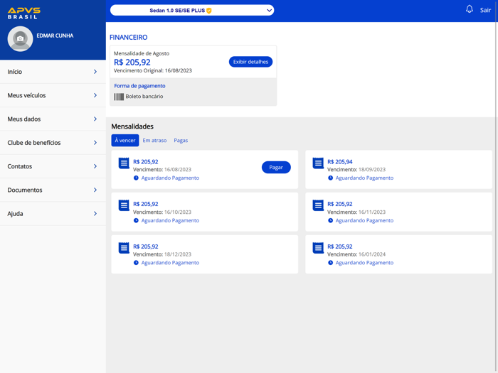 APVS Brasil Área do Associado