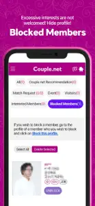 Dating platform, Couple.net screenshot #7 for iPhone