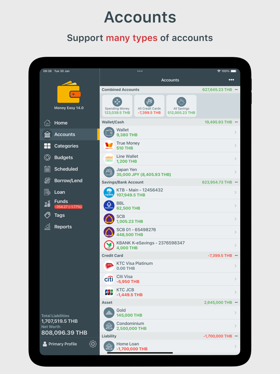 Screenshot #4 for Money Easy - Expense Tracker