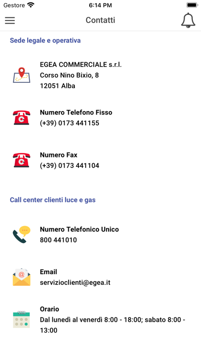 EGEA Commerciale Luce e Gas Screenshot