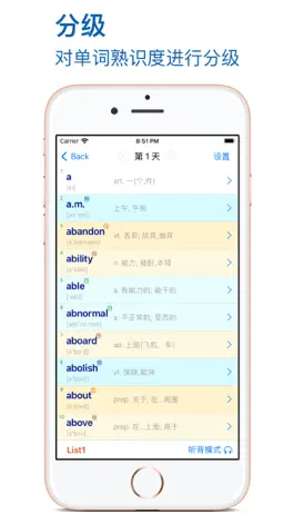 Game screenshot 英语词力-大学六级词汇备考 apk