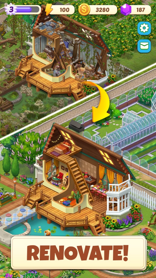 Merge Manor : Sunny House - 1.3.04 - (iOS)