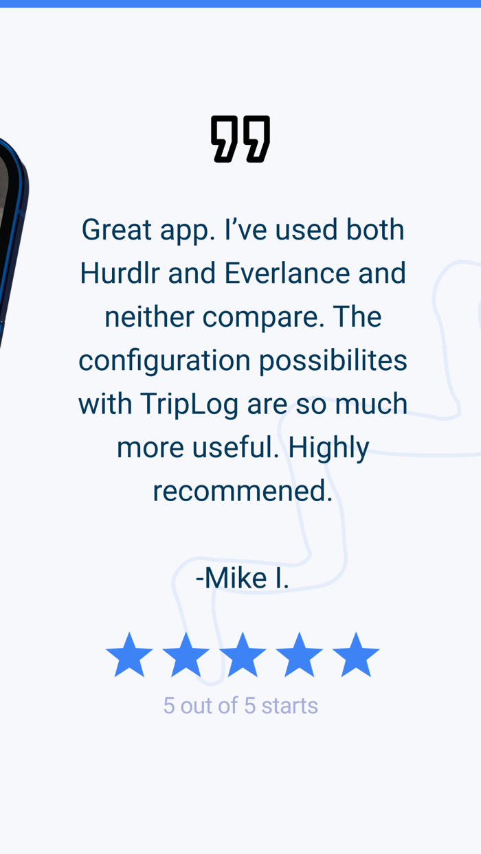 TripLog Mileage Tracker and Log