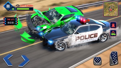 警察カーチェイス車シュミレーター:警察官カーレース警察ゲームのおすすめ画像1