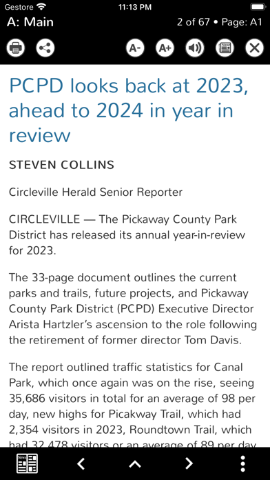 Circleville Herald eEdition Screenshot