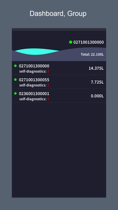 Fuel rate monitor Screenshot