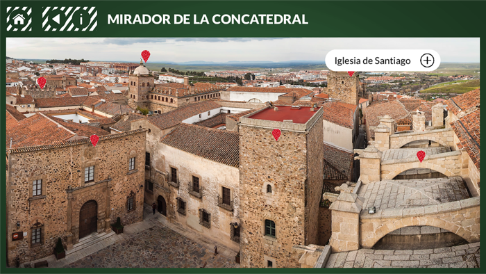 Mirador Concatedral de Cáceres