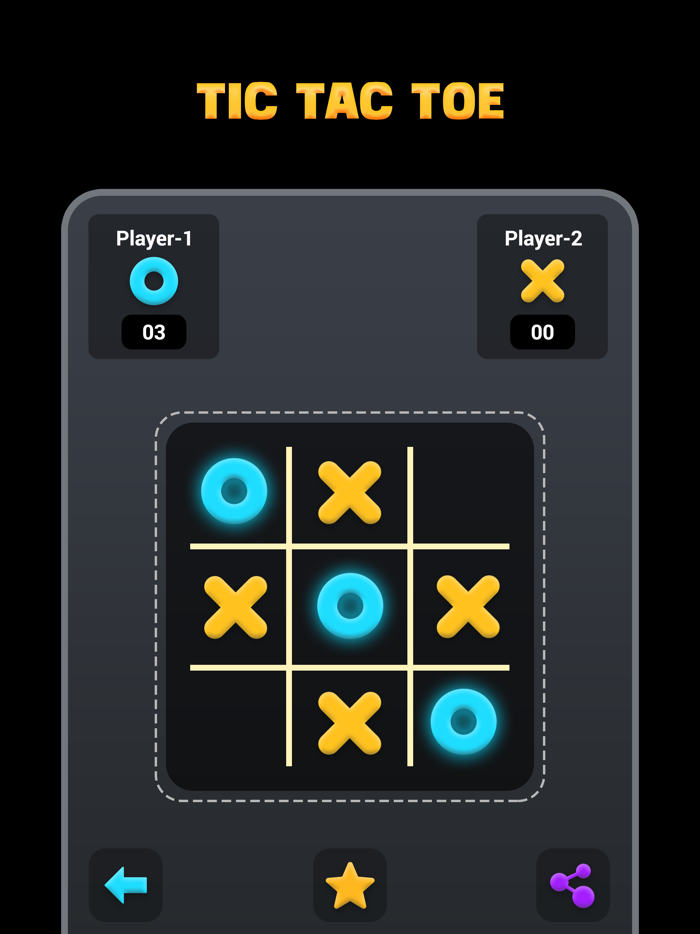 Noughts and Crosses  Xs and 0s