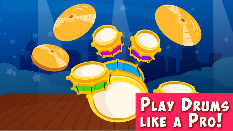 Drums for kids 2-6 years old - 1.0 - (iOS)
