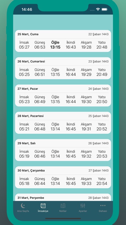 İmsakiye: Ramazan 2025 screenshot-4