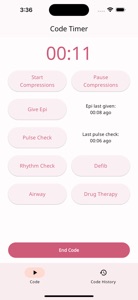 Code Timer - ER Aid screenshot #2 for iPhone